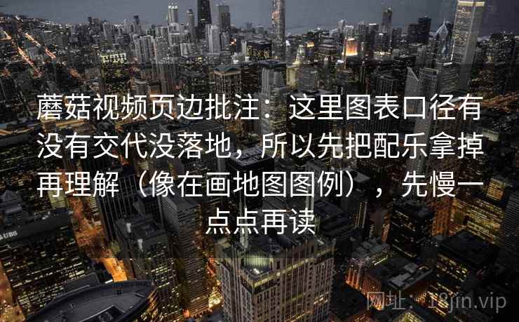 蘑菇视频页边批注:这里图表口径有没有交代没落地,所以先把配乐拿掉再理解(像在画地图图例),先慢一点点再读 蘑菇视频页边批注:这里图表口径有没有交代没落地,所以先把配乐拿掉再理解(像在画地图图例),先慢一点点再读